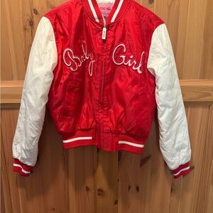 Babygirl varsity bomber jacket vintage
